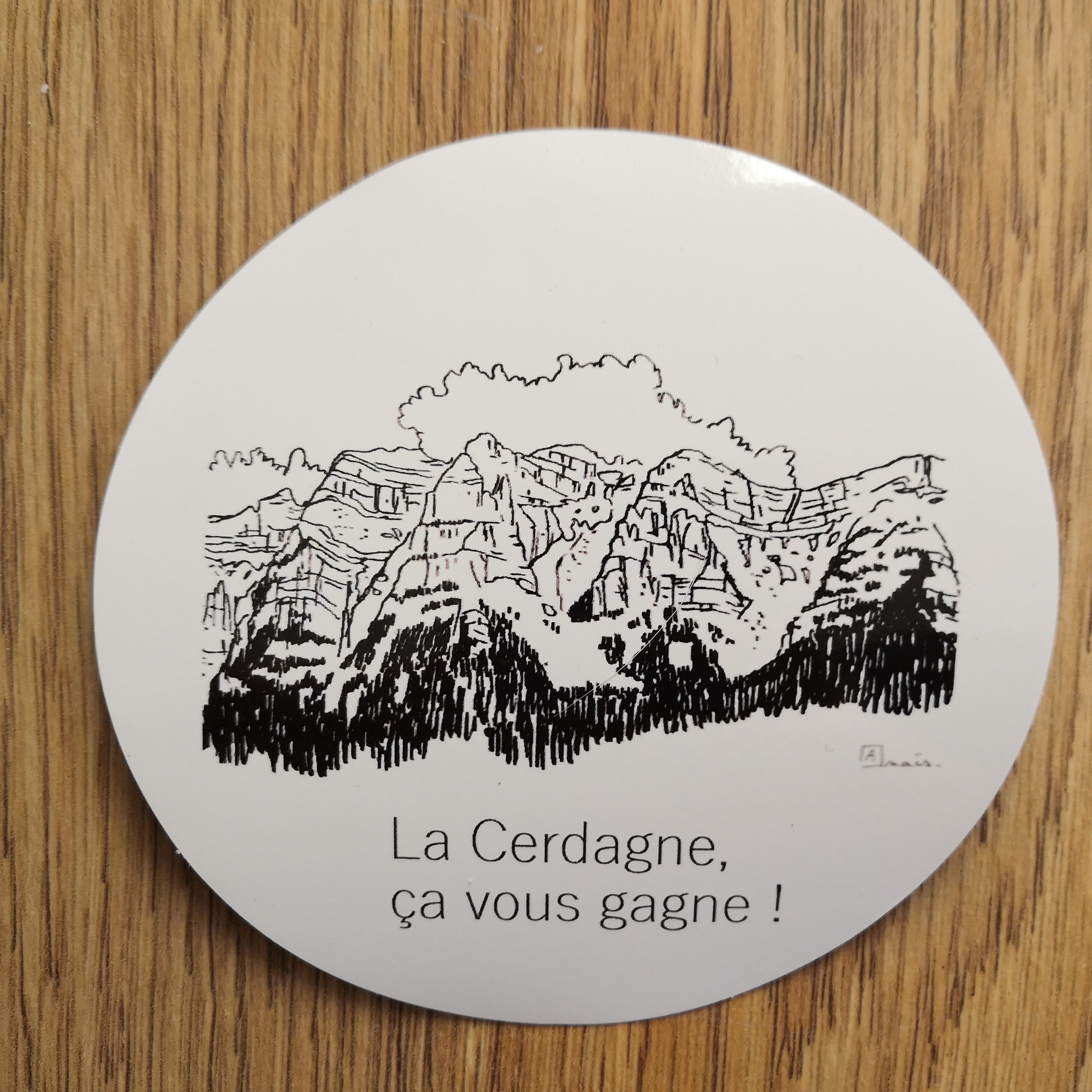 Auto-collant illustré