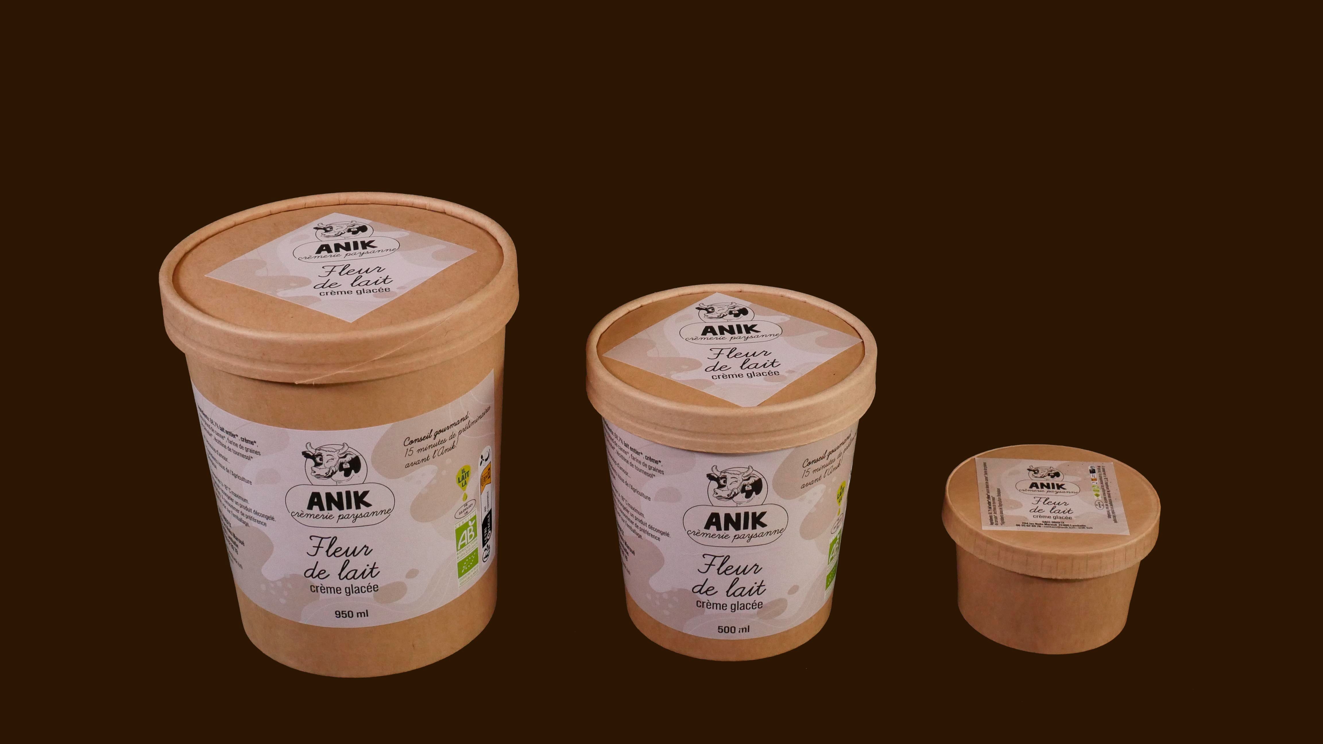 Crème glacée FLEUR DE LAIT