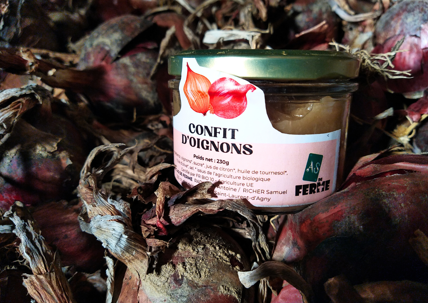 Confit d'oignons - 230g