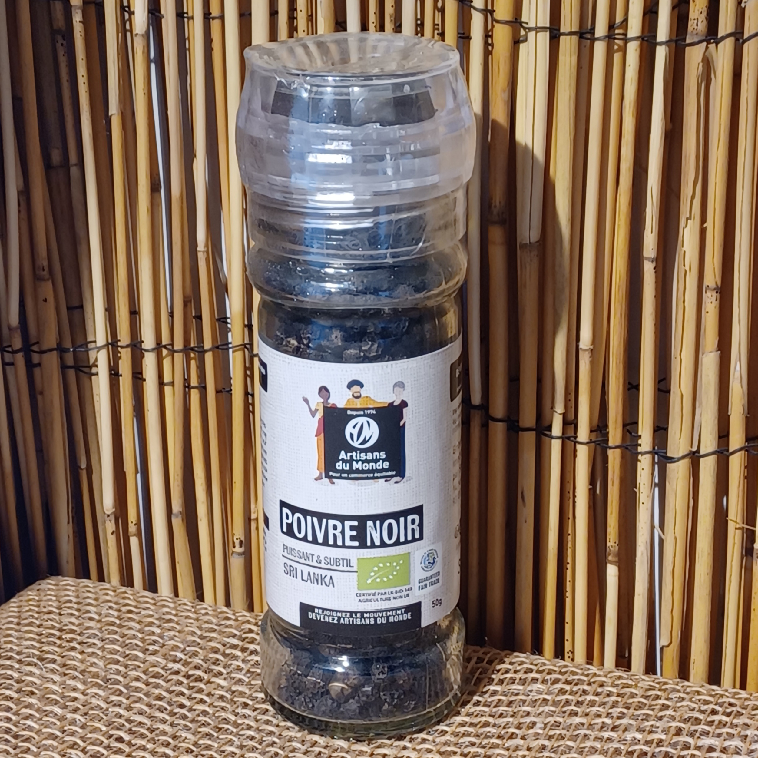 Poivre Noir - Moulin - 50g