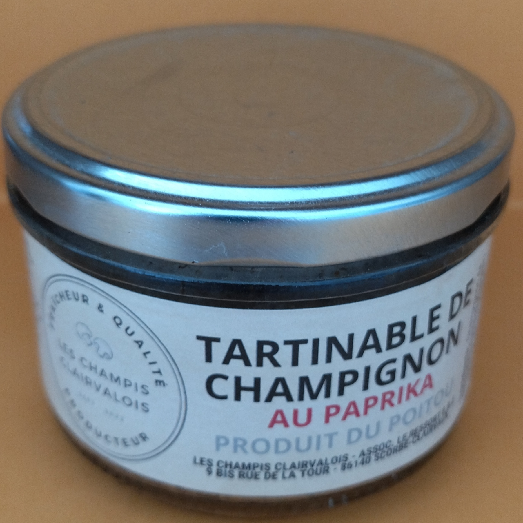 Tartinable de champignons au Paprika - 180g