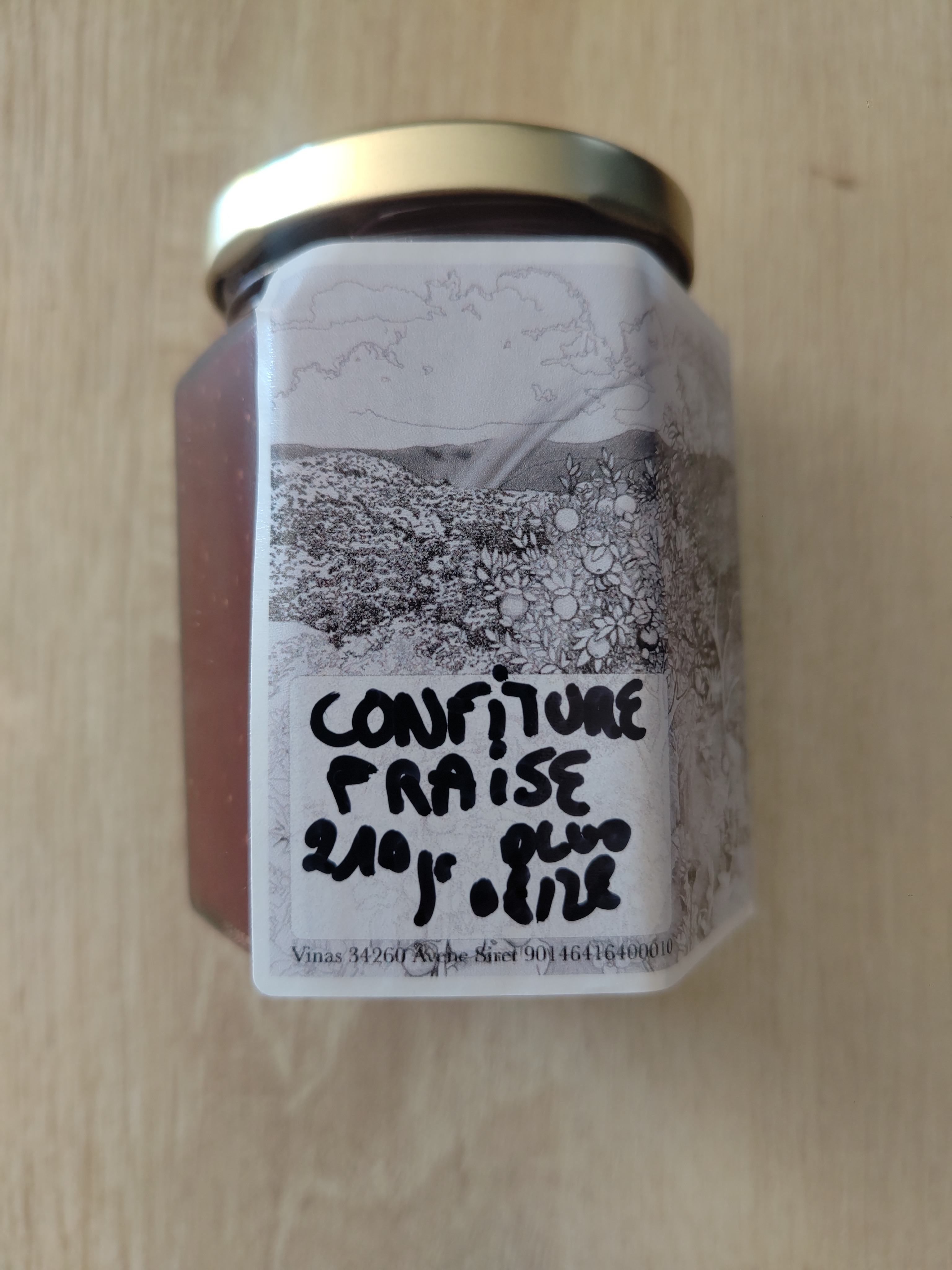 Confiture extra de fraise