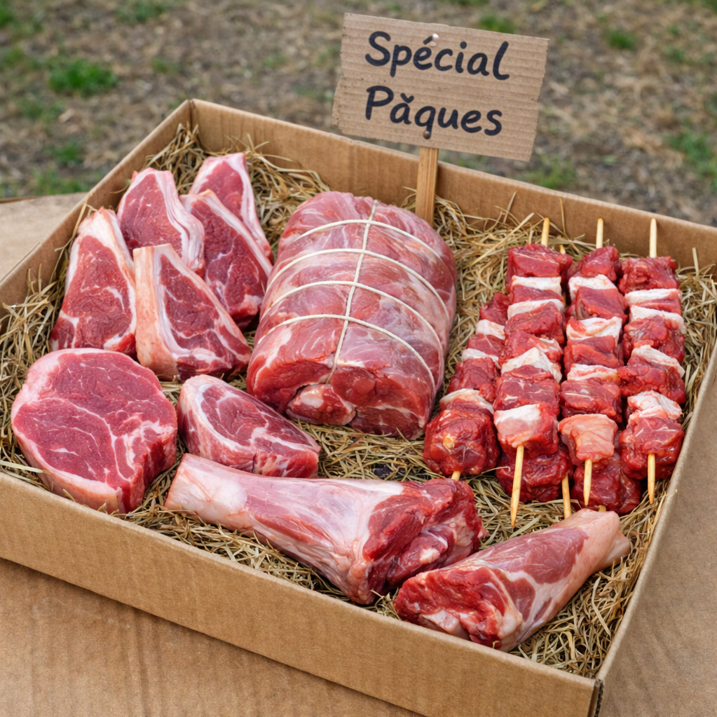 Spécial Pâques - Colis 1/2 Agneau (Env. 7Kg) - 7kg