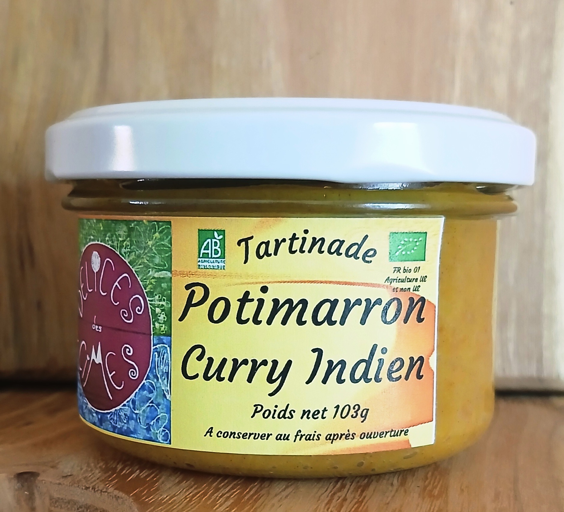 Tartinade Potimarron Curry indien - 97g