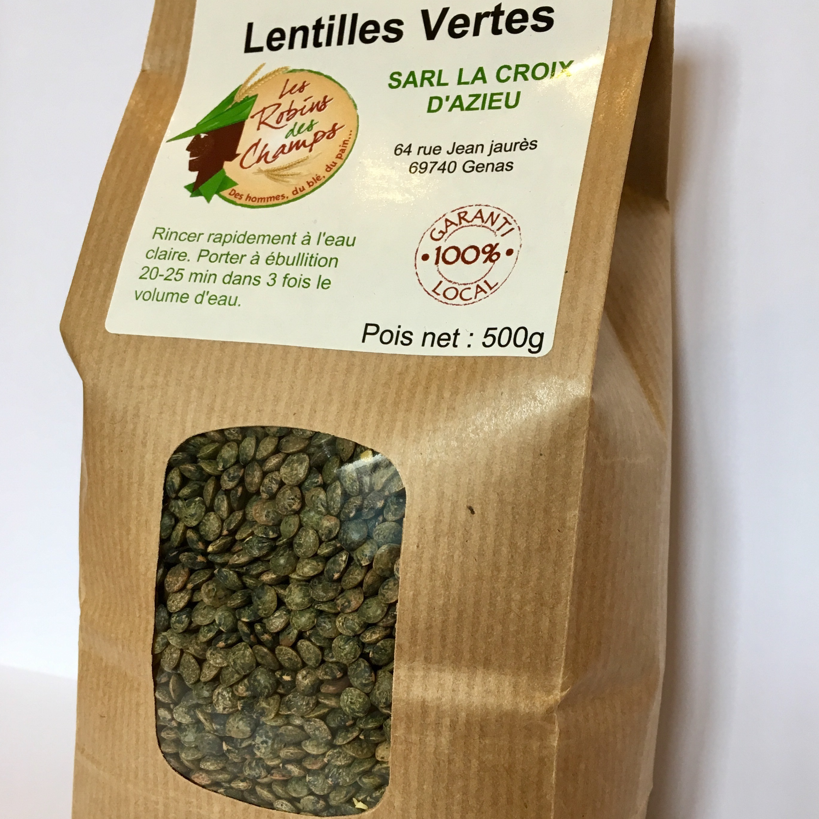 Lentilles Vertes - 500g