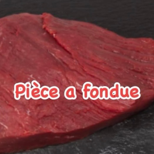 Pieces de boeuf à fondue - 1kg