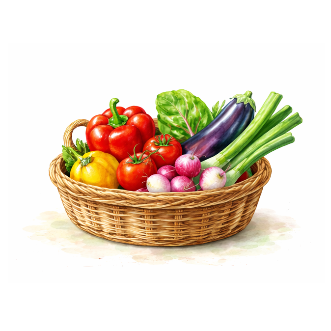 Panier de légumes BIO (Petit 1-2 personnes) - 3kg