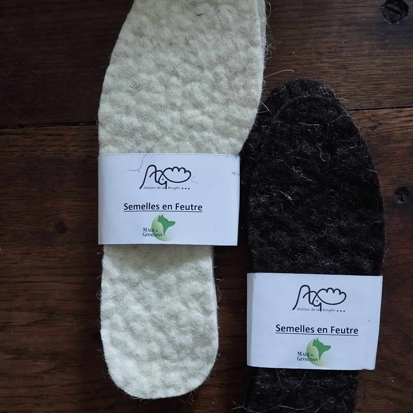 semelle en laine de brebis