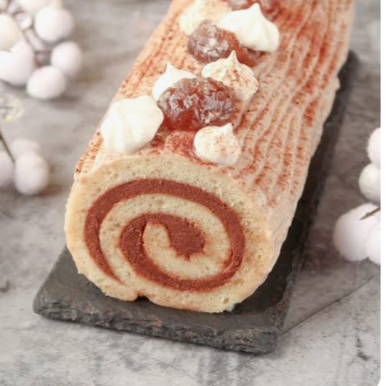 Bûche roulée creme de marrons 4pers