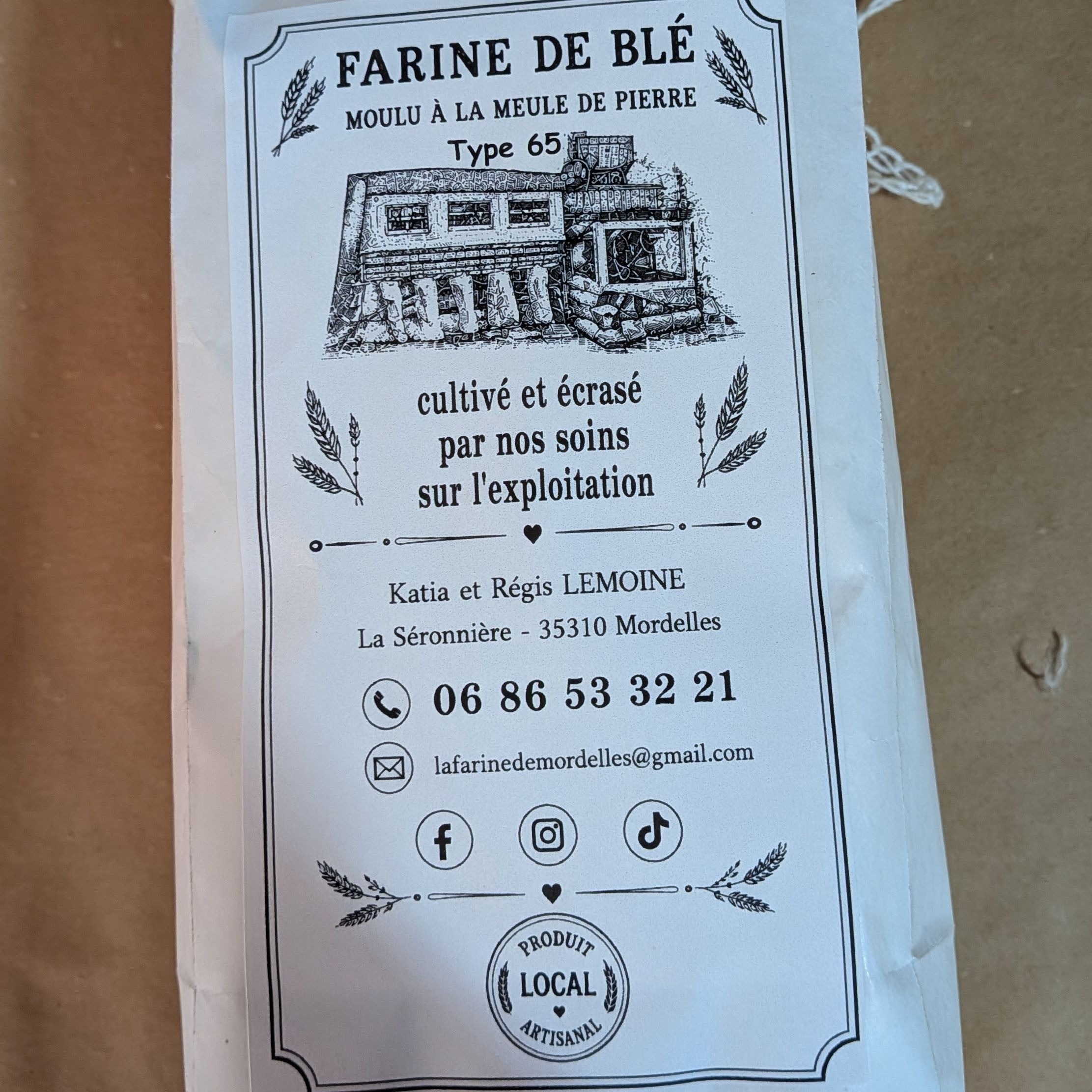Farine de blé - Type 65