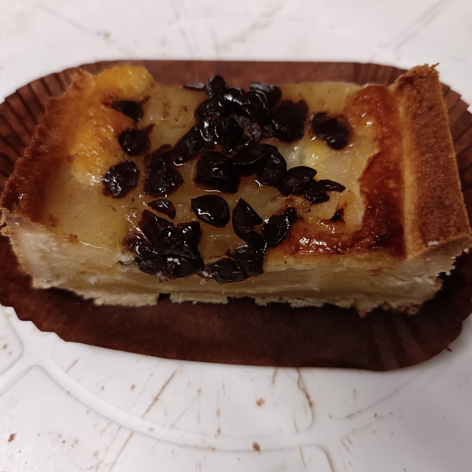 tartes poire bourdaloue et pépites de chocolat