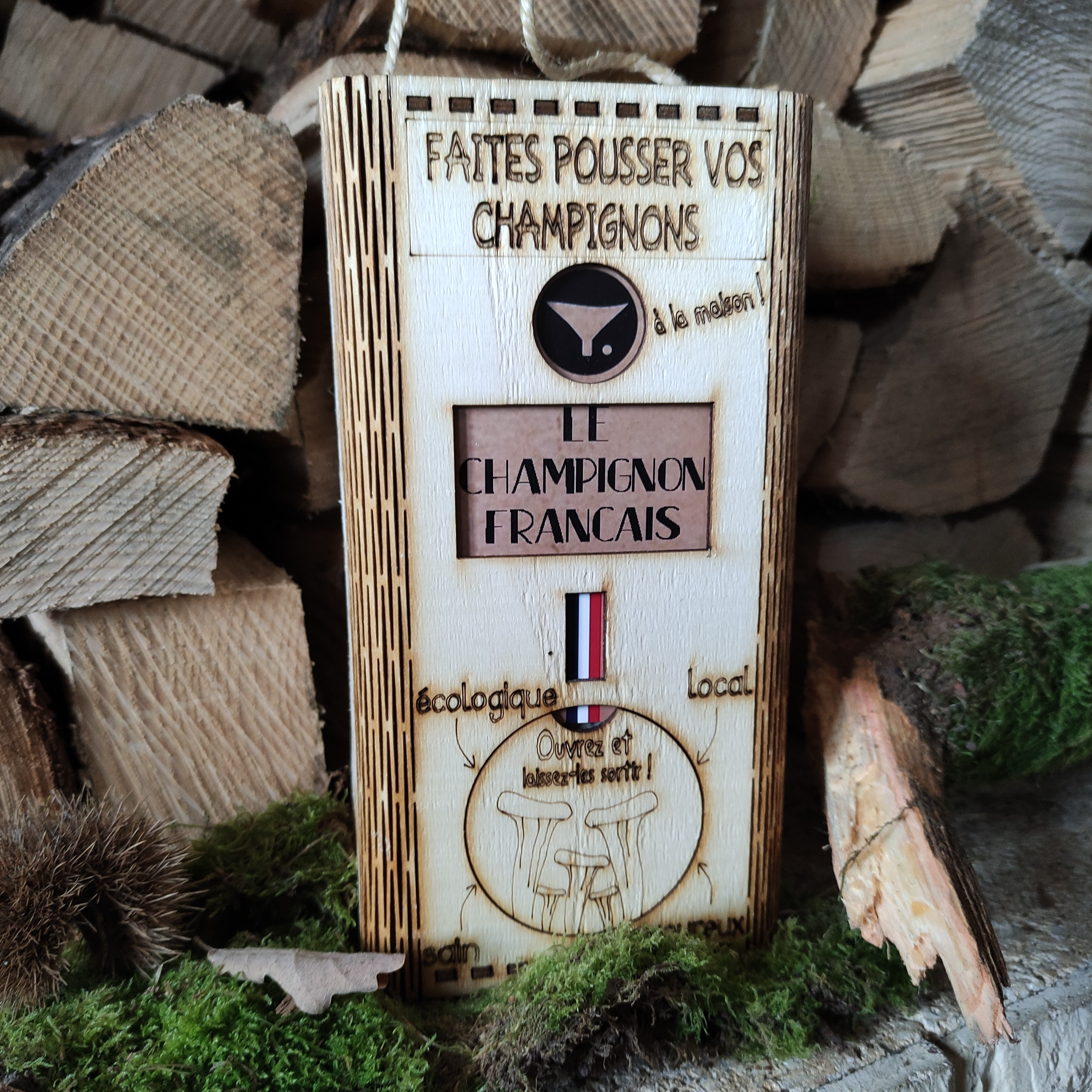 Kit Champignons Bois – Économie Circulaire