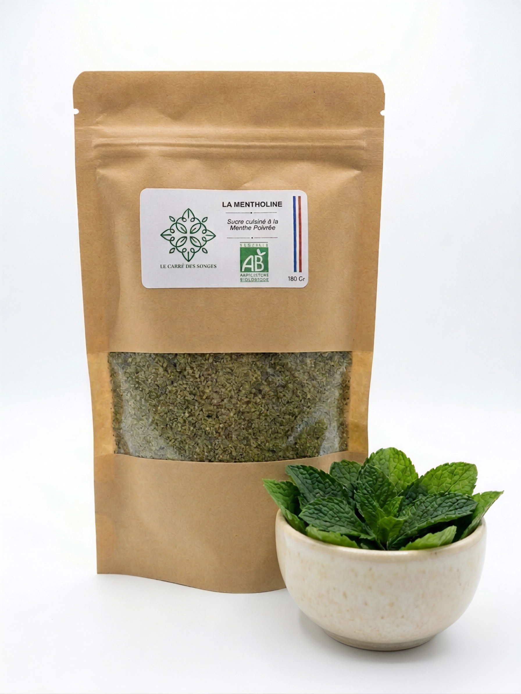 Sucre La Mentholine BIO - Menthe Poivrée - 180g