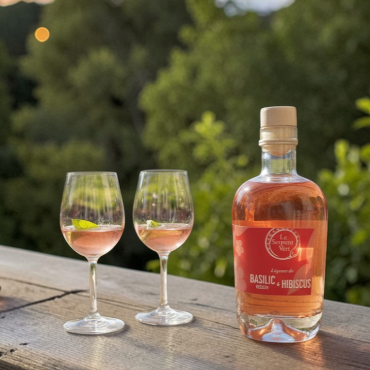 LIQUEUR BASILIC REGLISSE ET HIBISCUS - 35cl