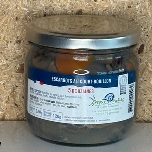 Escargots Au Court-Bouillon 5 Douzaines - 270g