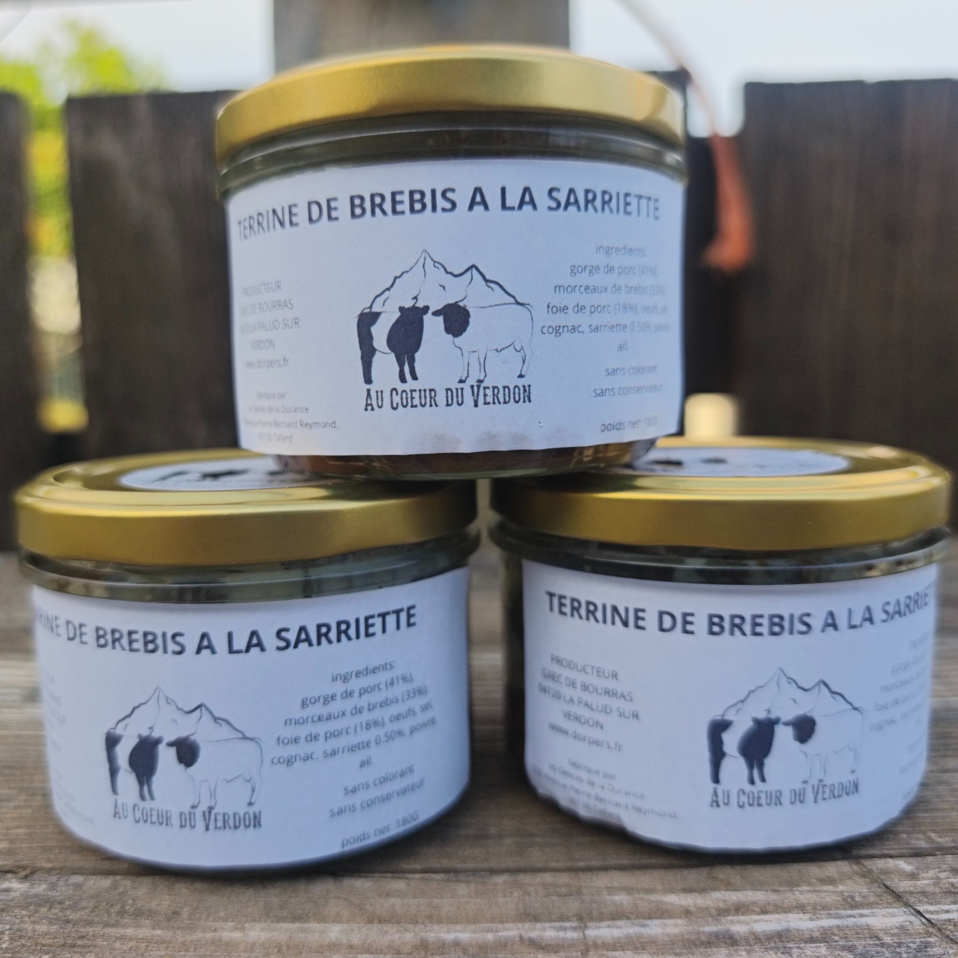 terrine de brebis a la sarriette - 180g