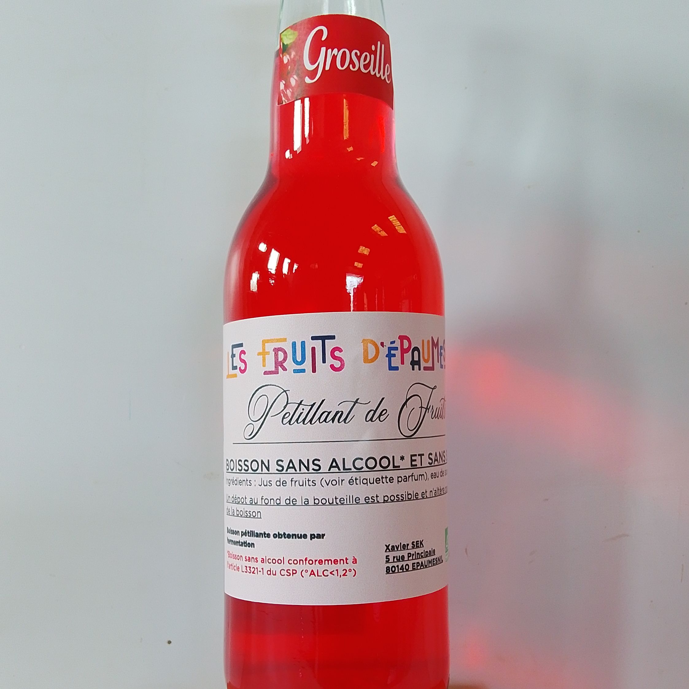 pétillant de Groseille - 33cl