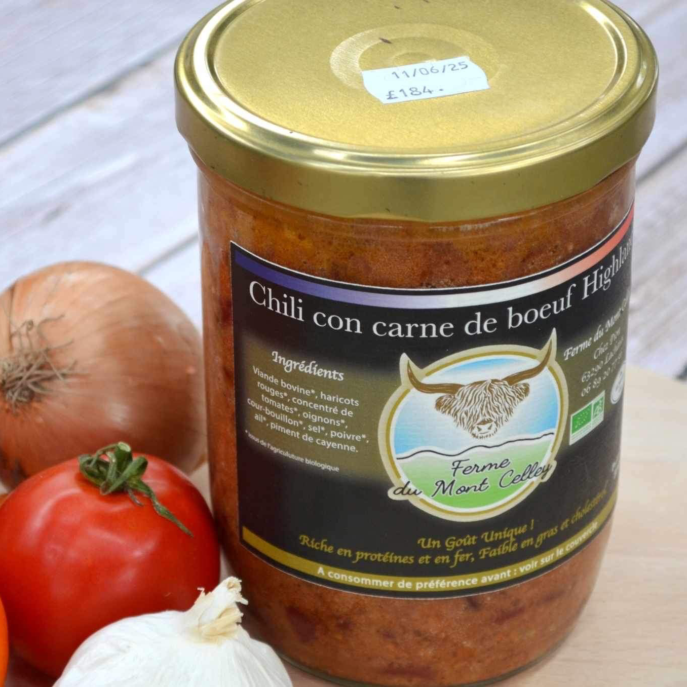 Chili con carne de bœuf