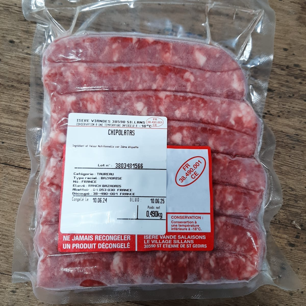 Chipolatas - 0,5kg