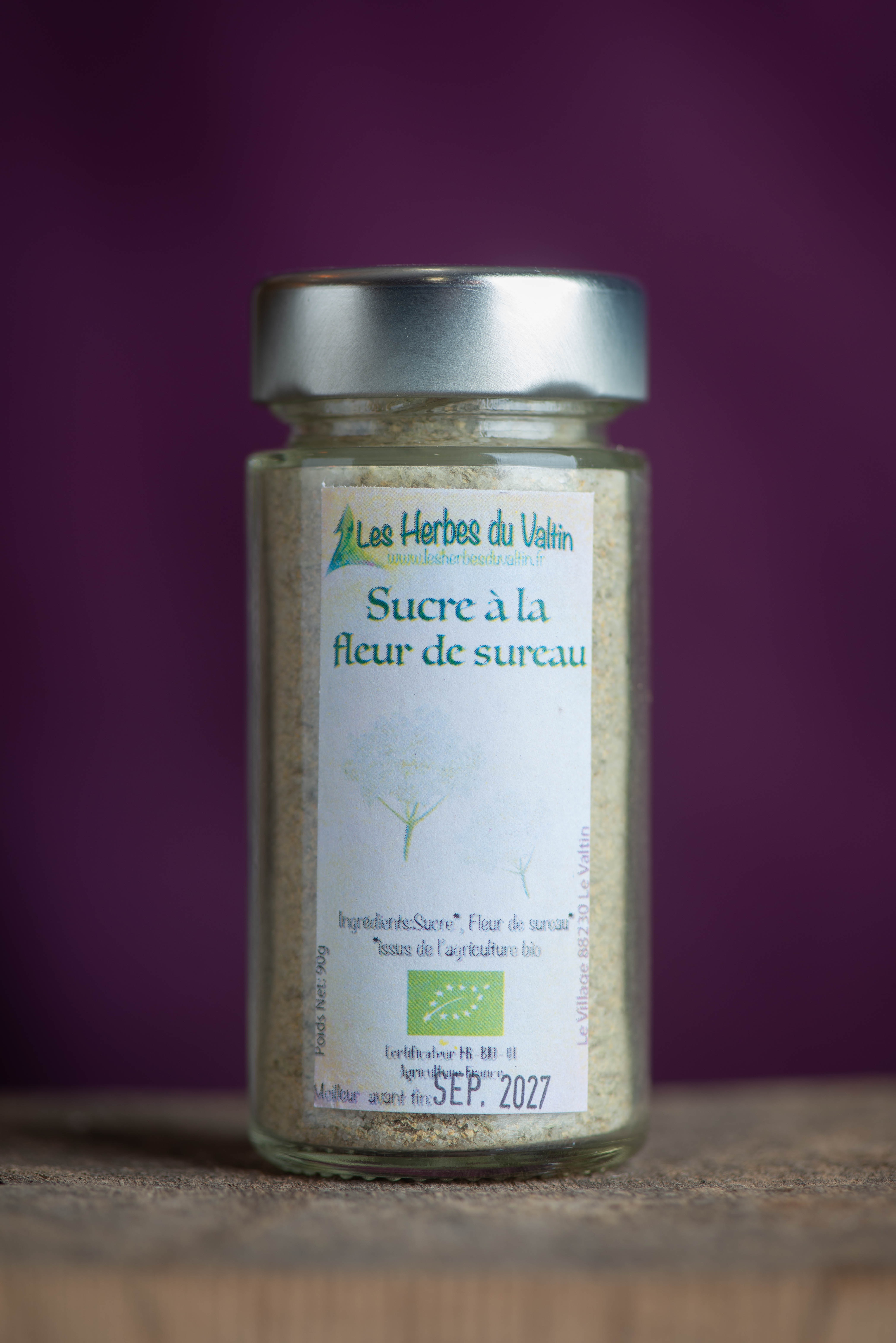 Sucre à la fleur de sureau