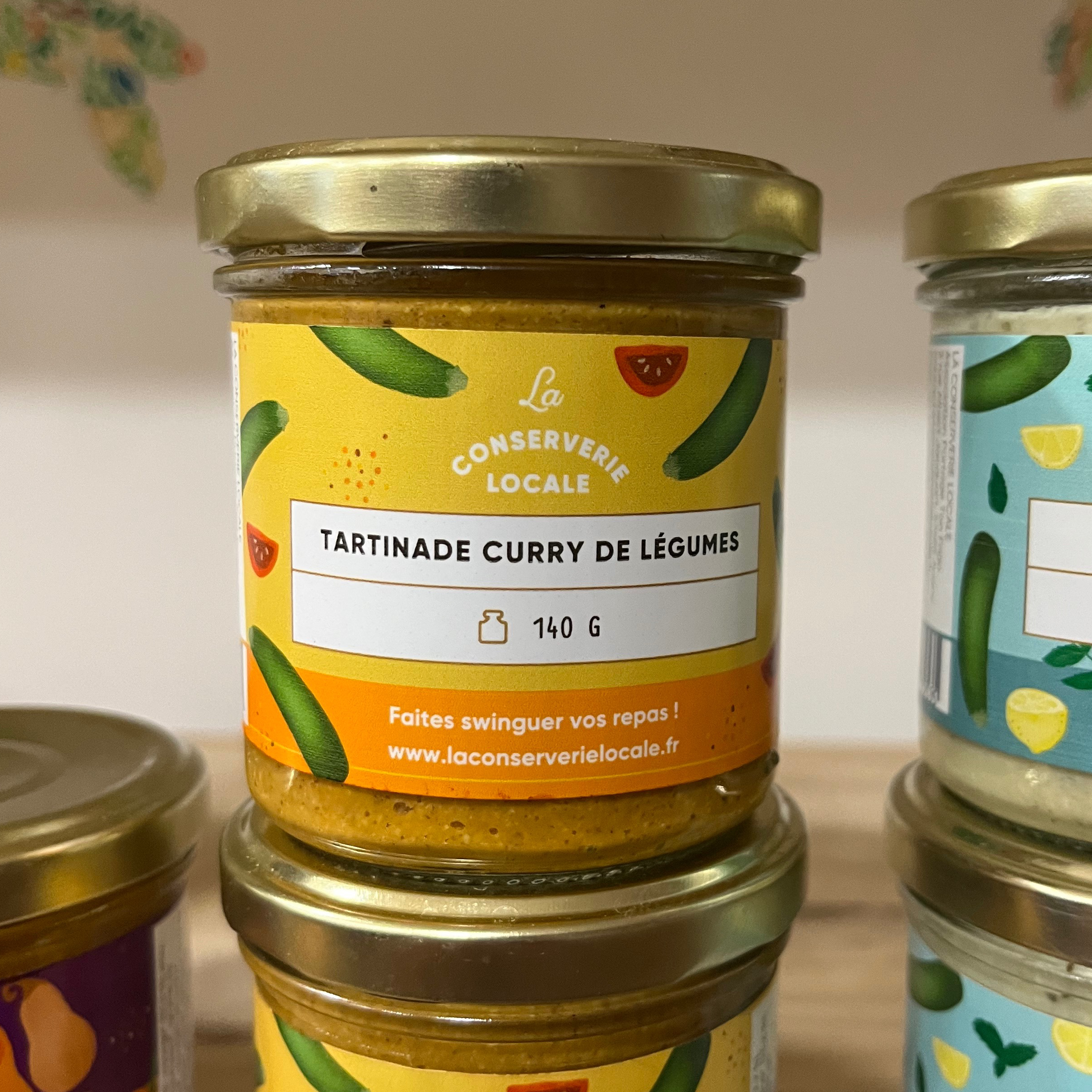 TARTINADE CURRY DE LÉGUMES