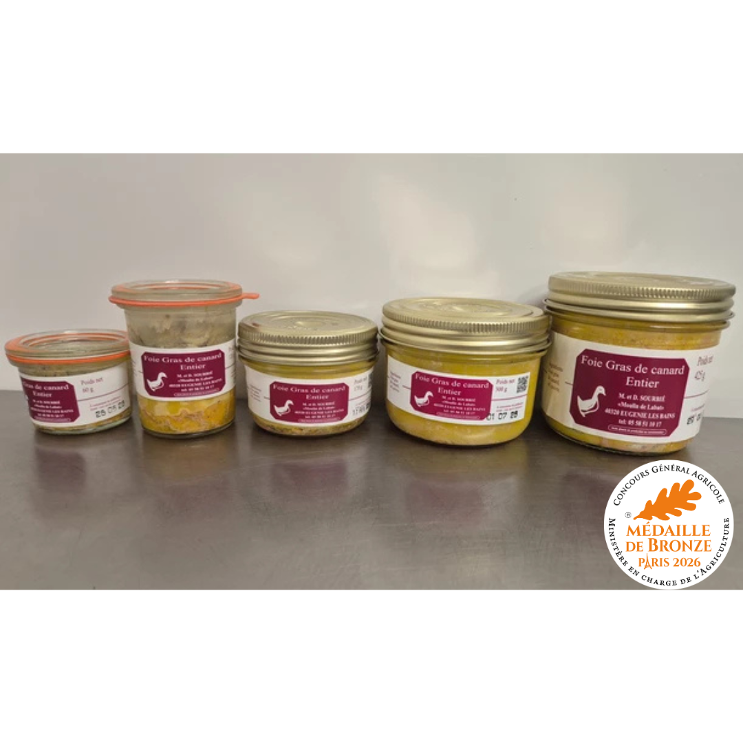 Bx Foie gras entier en bocal