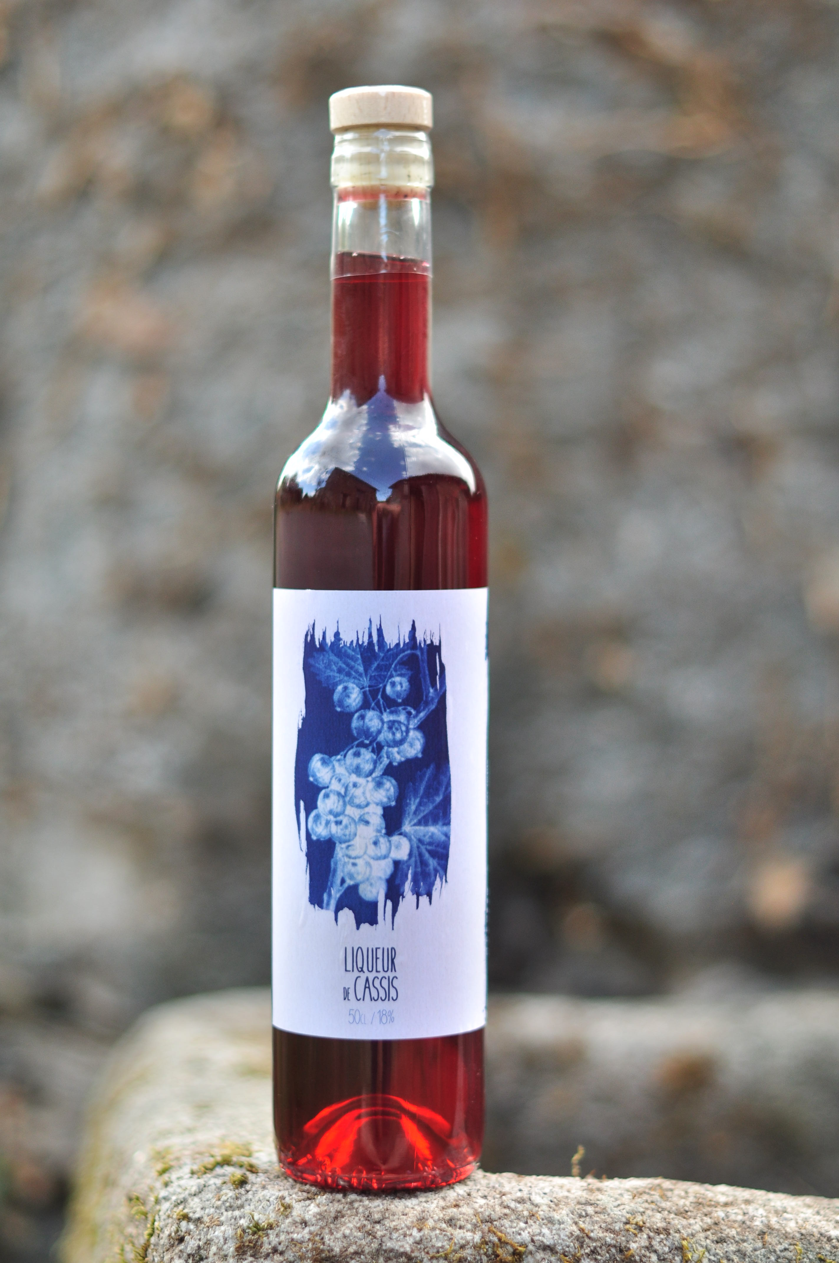 Liqueur de cassis 18&nbsp;% - 0,5cl