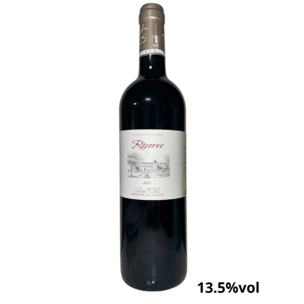 Vin Rouge Réserve 2023