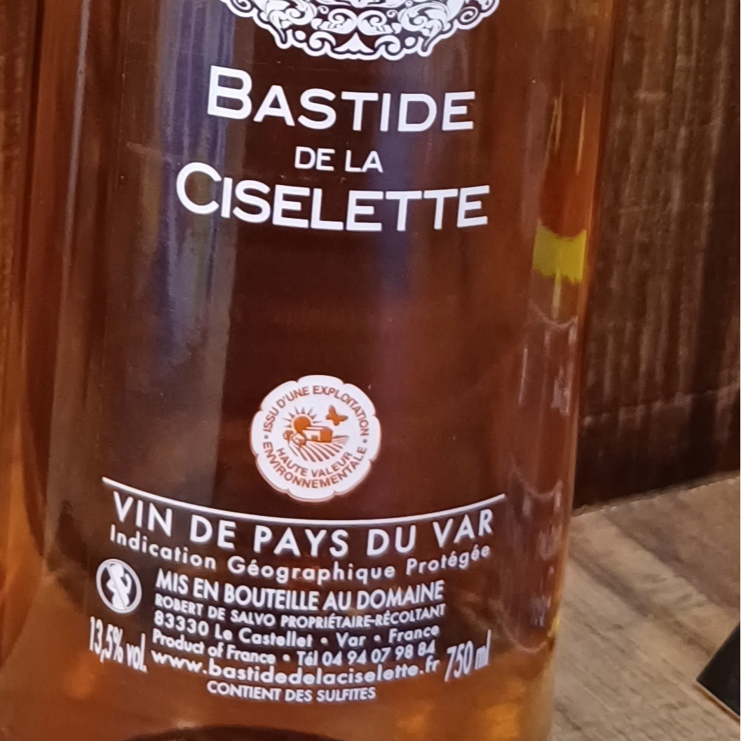 Vin de Pays Bastide de la Ciselette