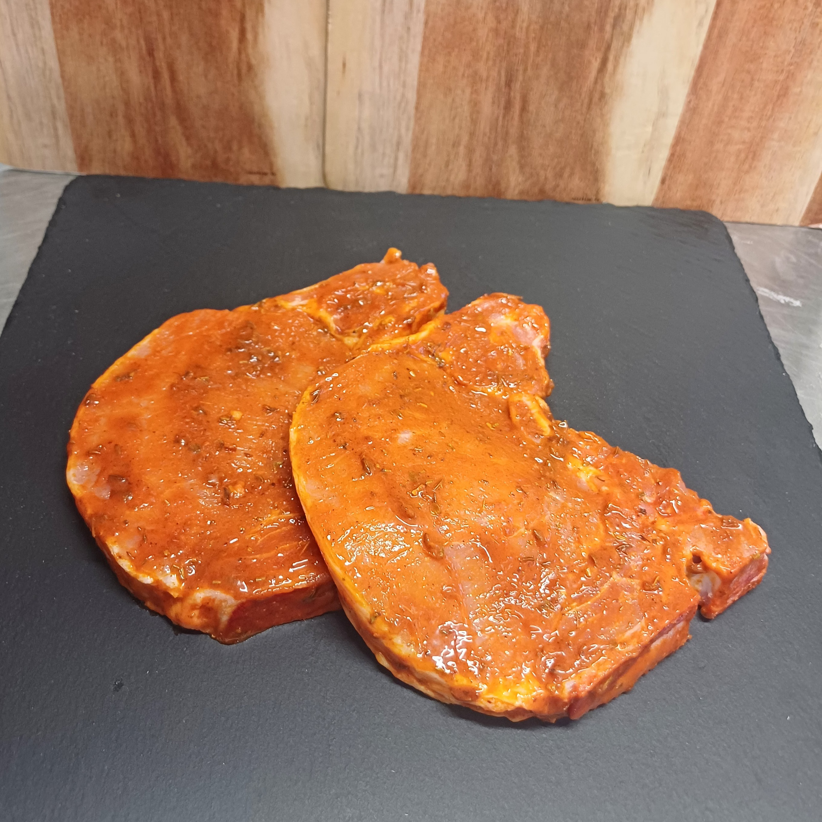 Côtes de porc marinade texane x 2 - 450g