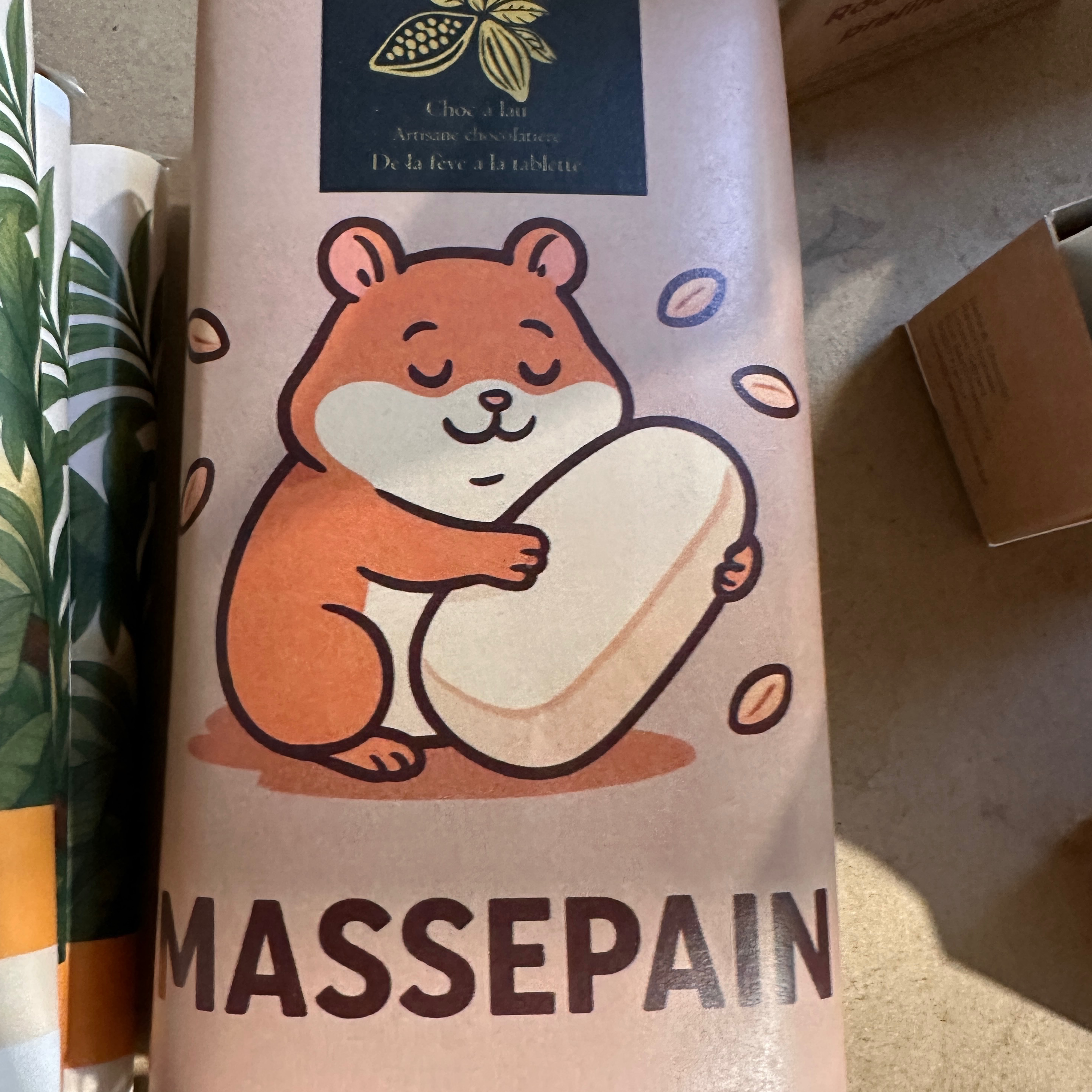 Tablette fourrée - Massepain