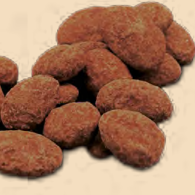 Amandes enrobées chocolat noir - 100g