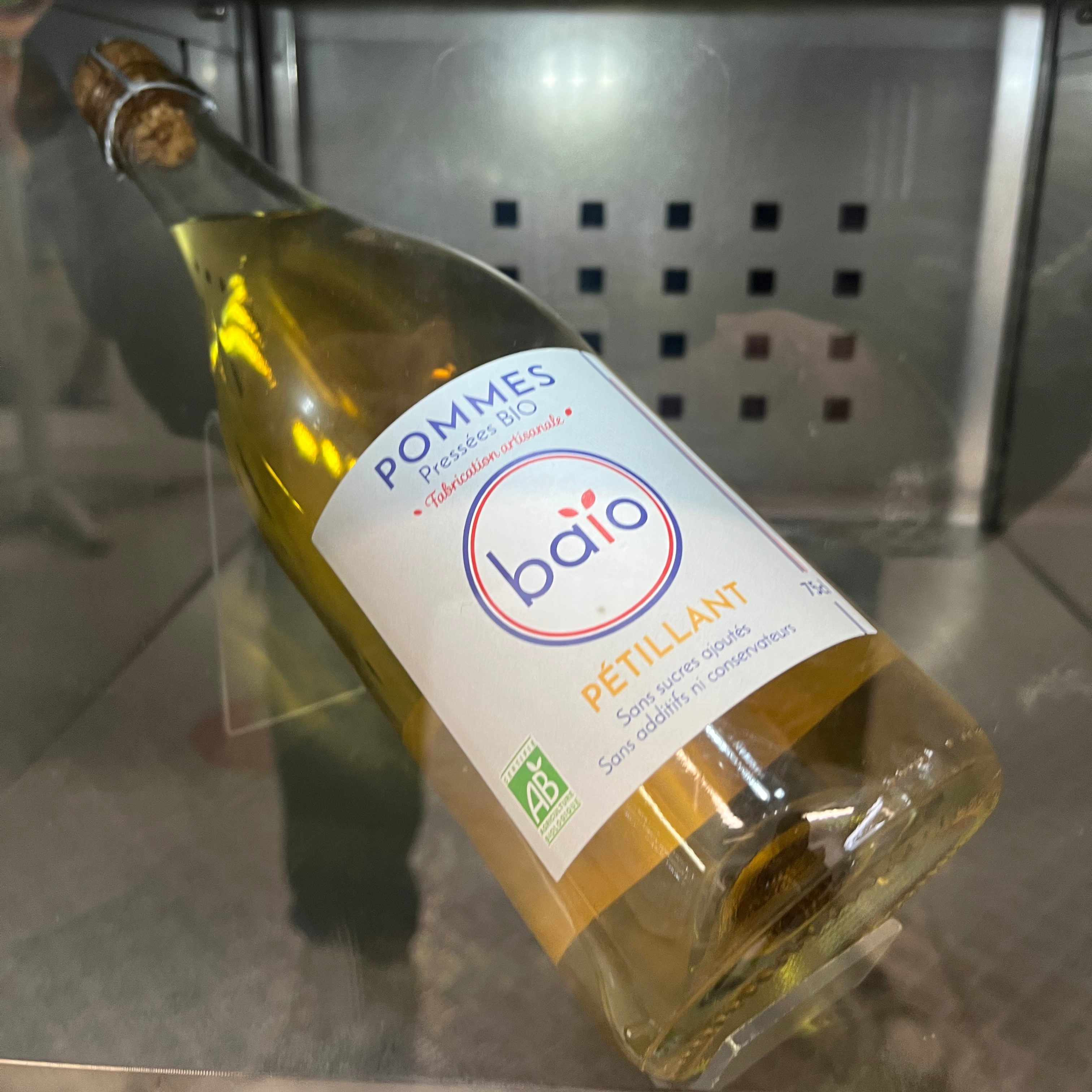 Jus de pommes Pétillant nature Baio