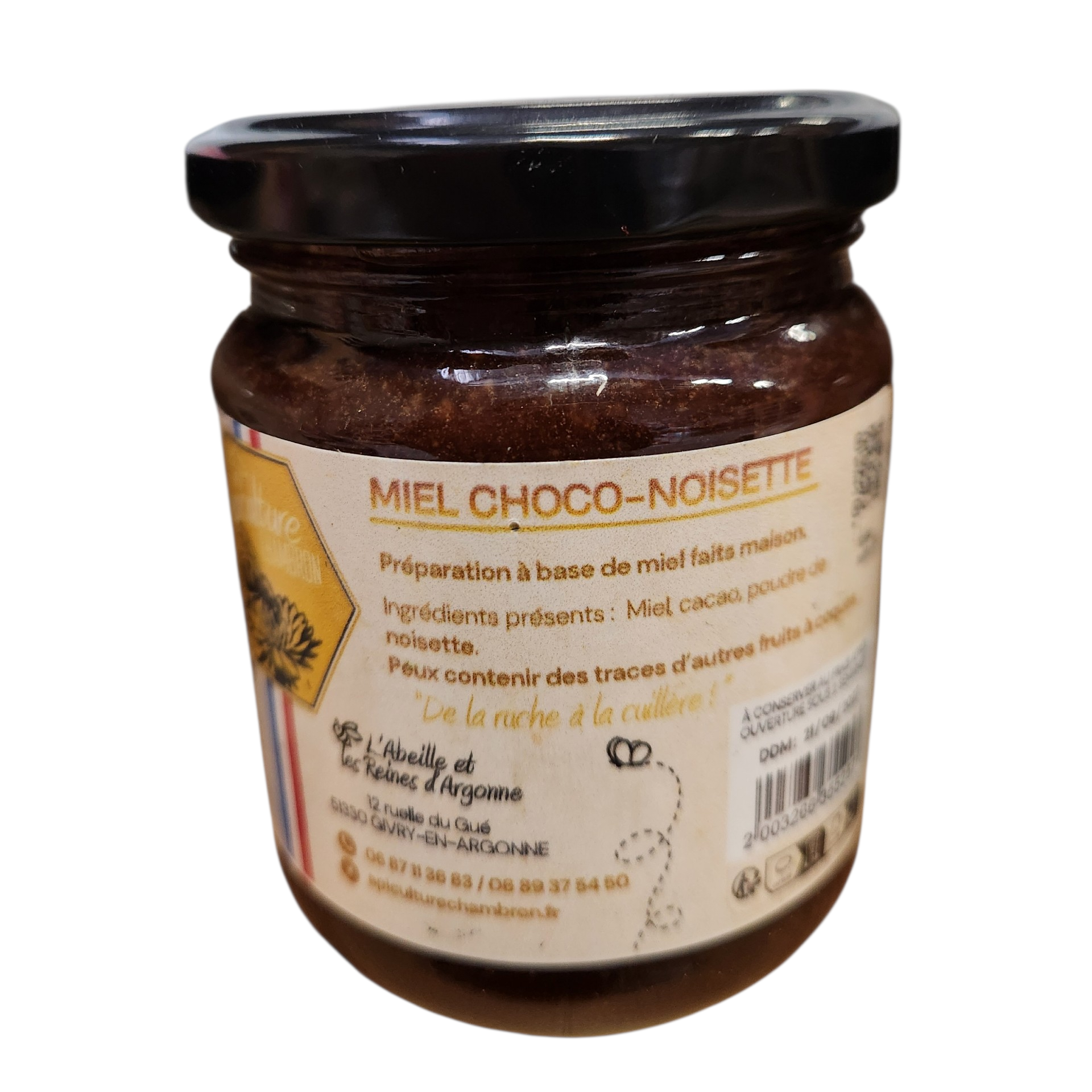 Préparation miel, choco-noisette