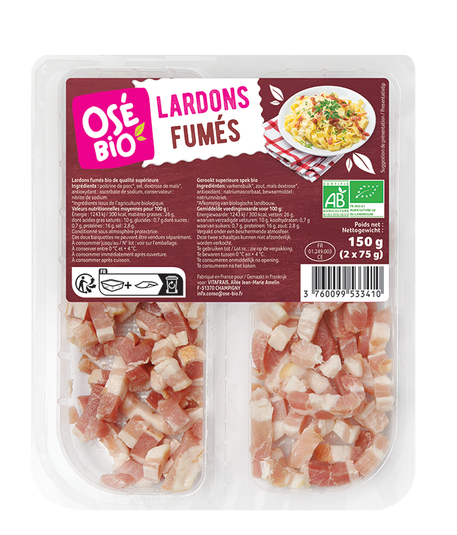 Lardons fumés - 150g