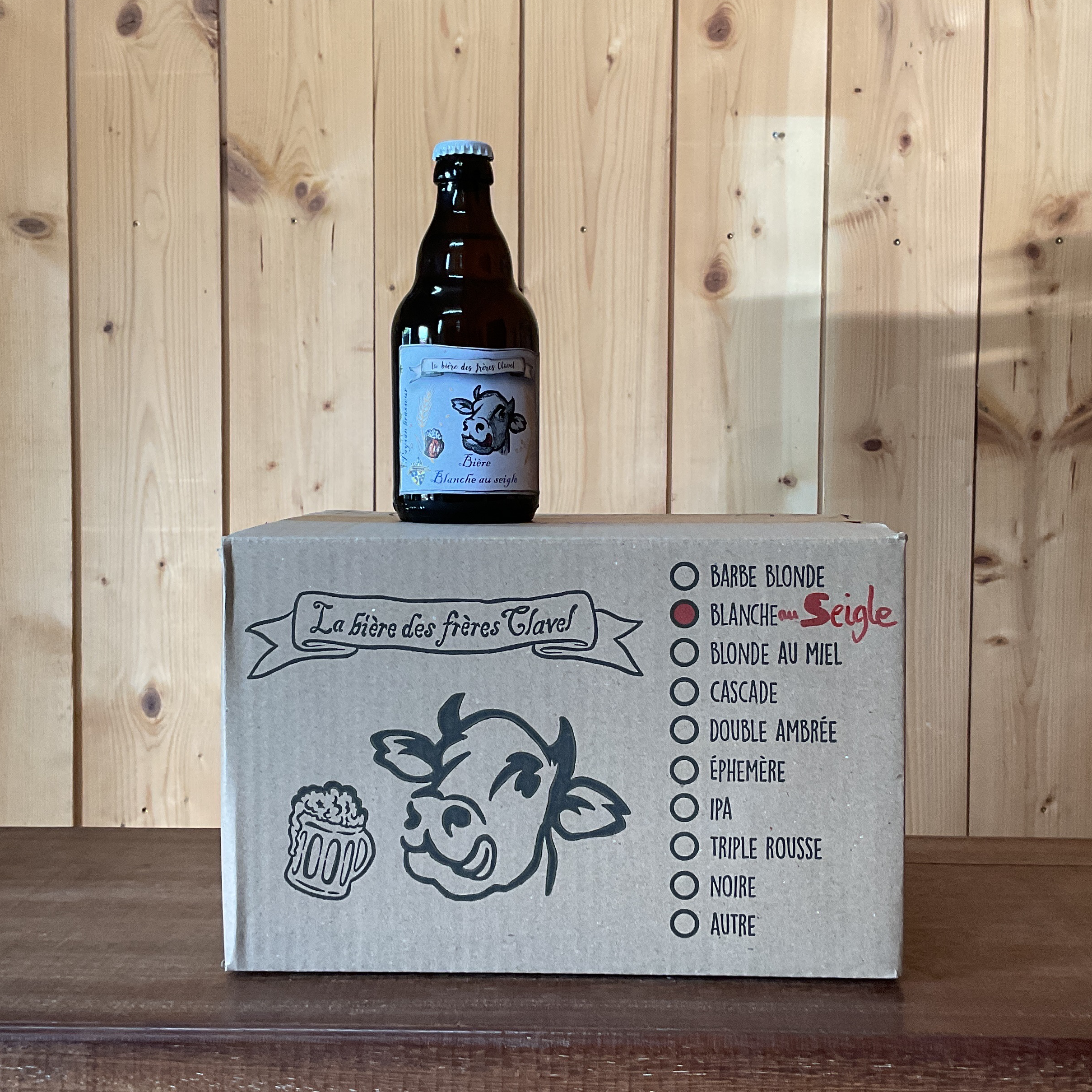 Blanche au seigle 33 cl x 12