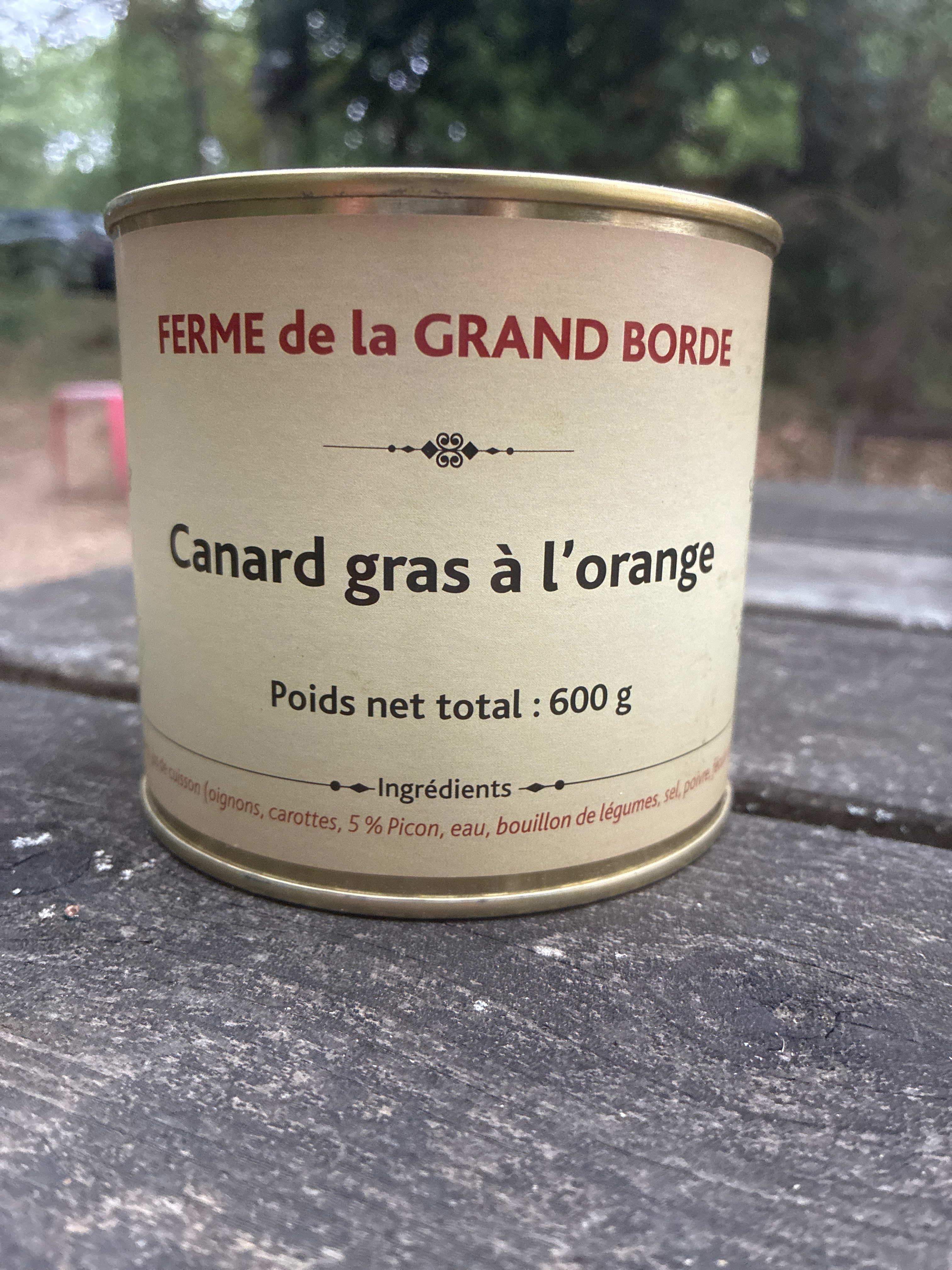 Canard gras à l'orange