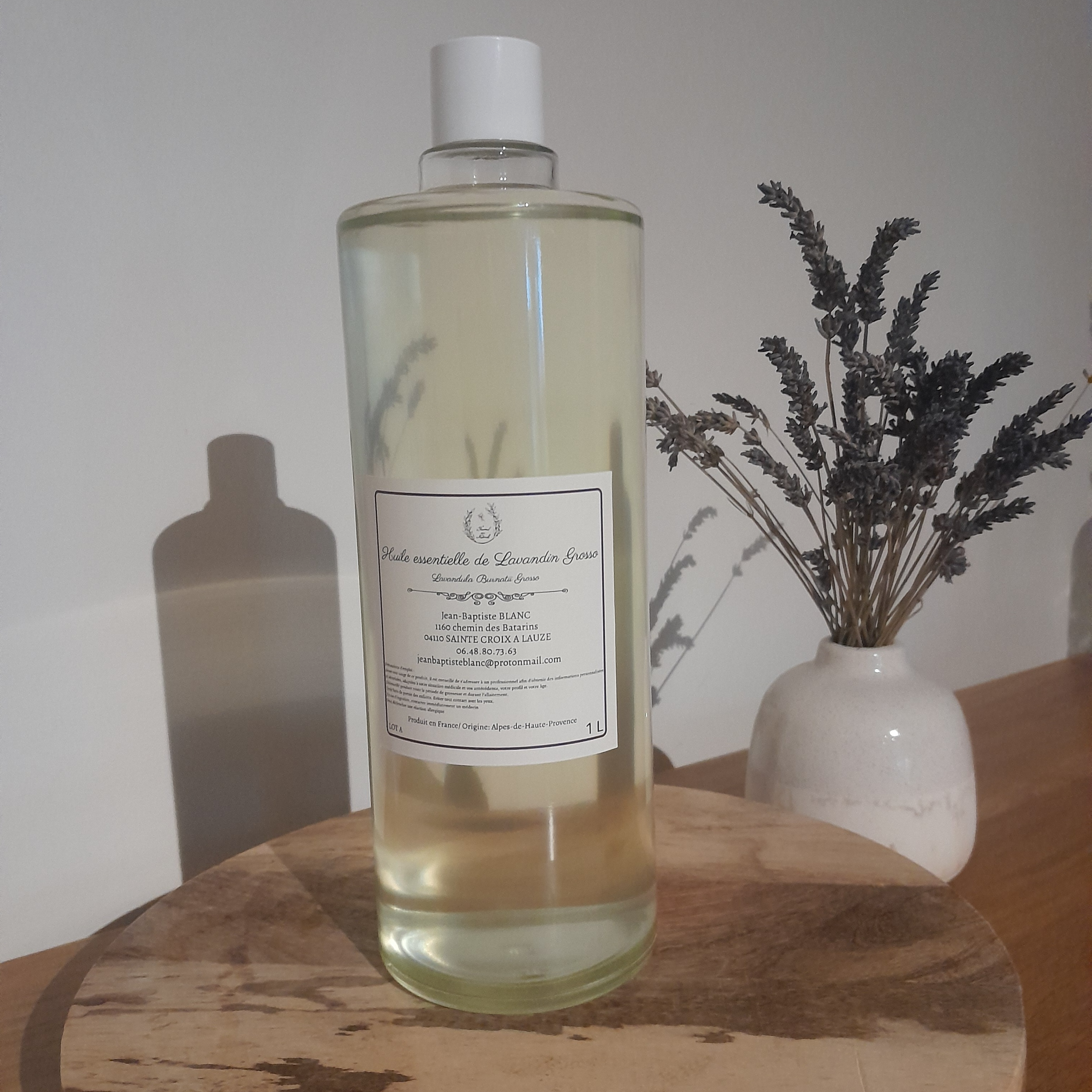 Huille essentielle de lavandin grosso 1 L