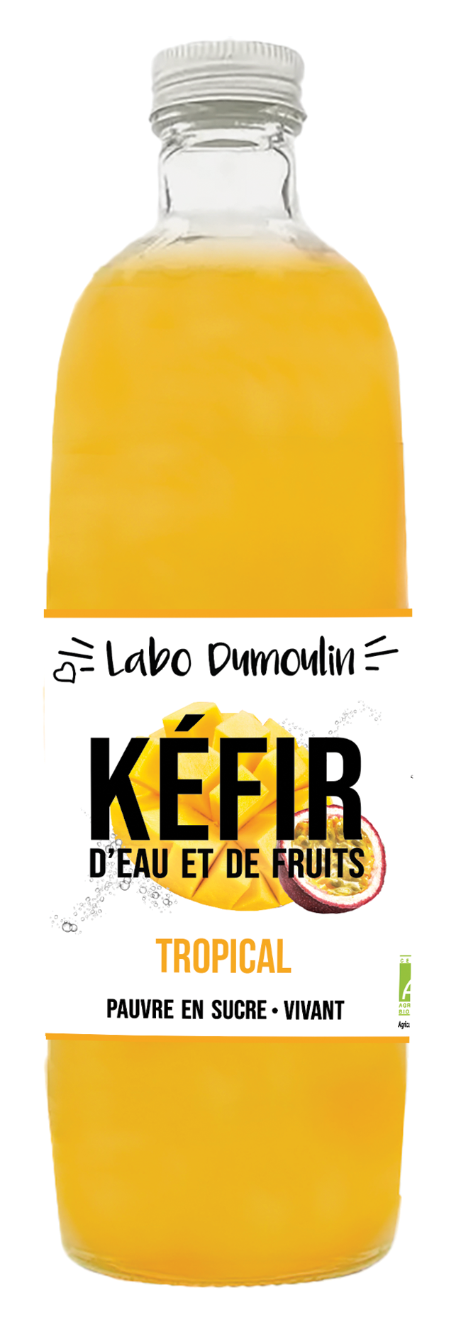 Kéfir d'eau et de fruits, Tropical - 0,75l