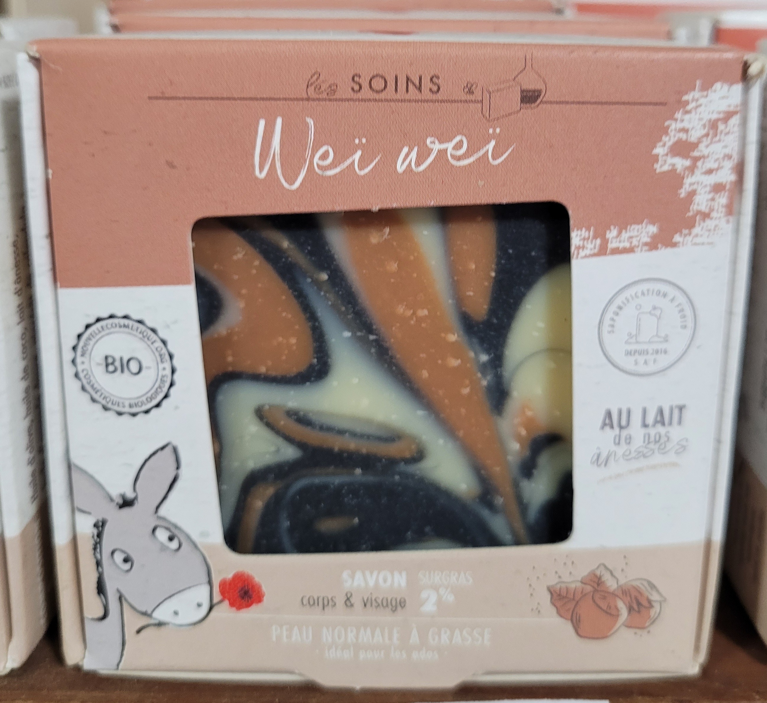 Savon surgras 2% Weï Weï - Peau normal à grasse