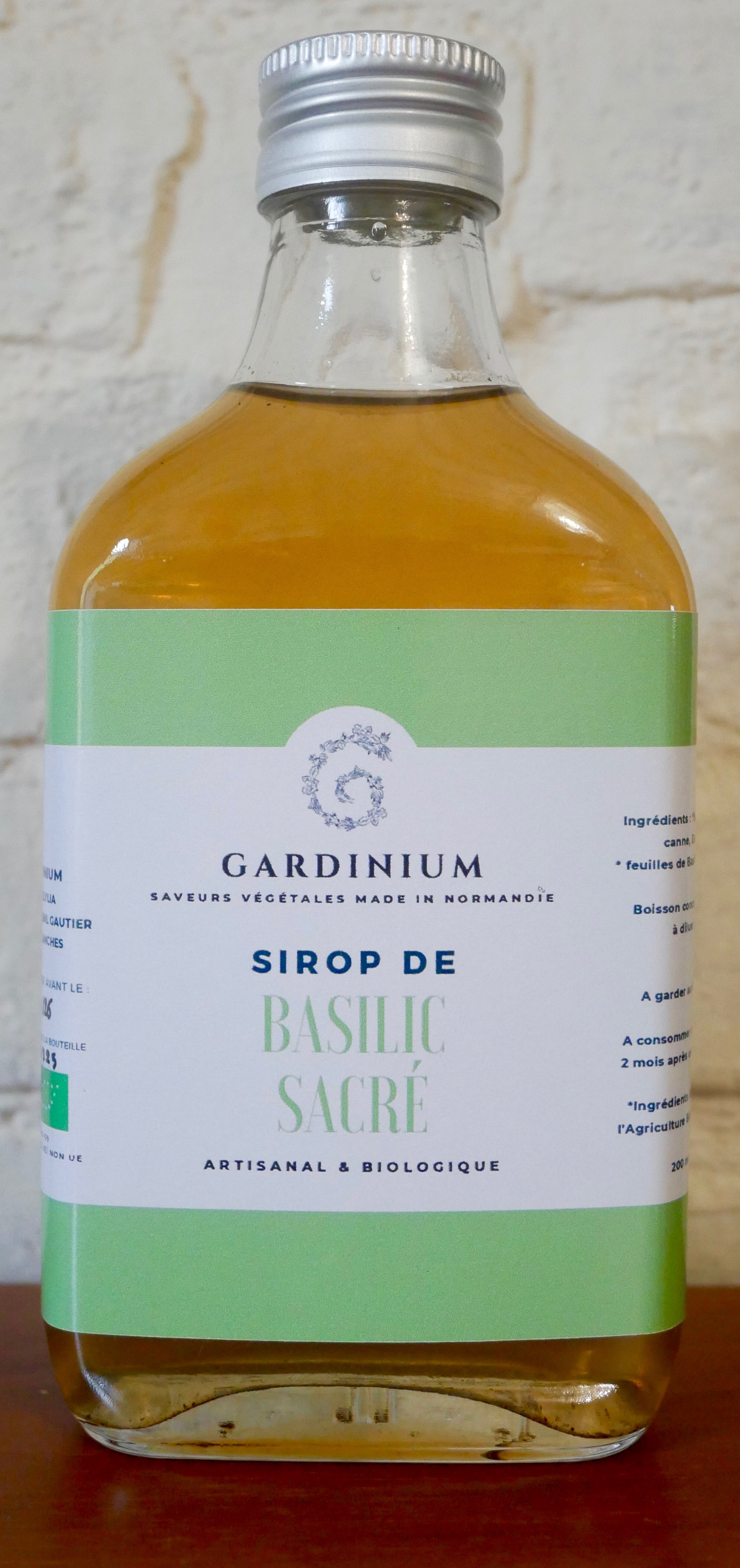 Sirop Basilic sacré - 200ml