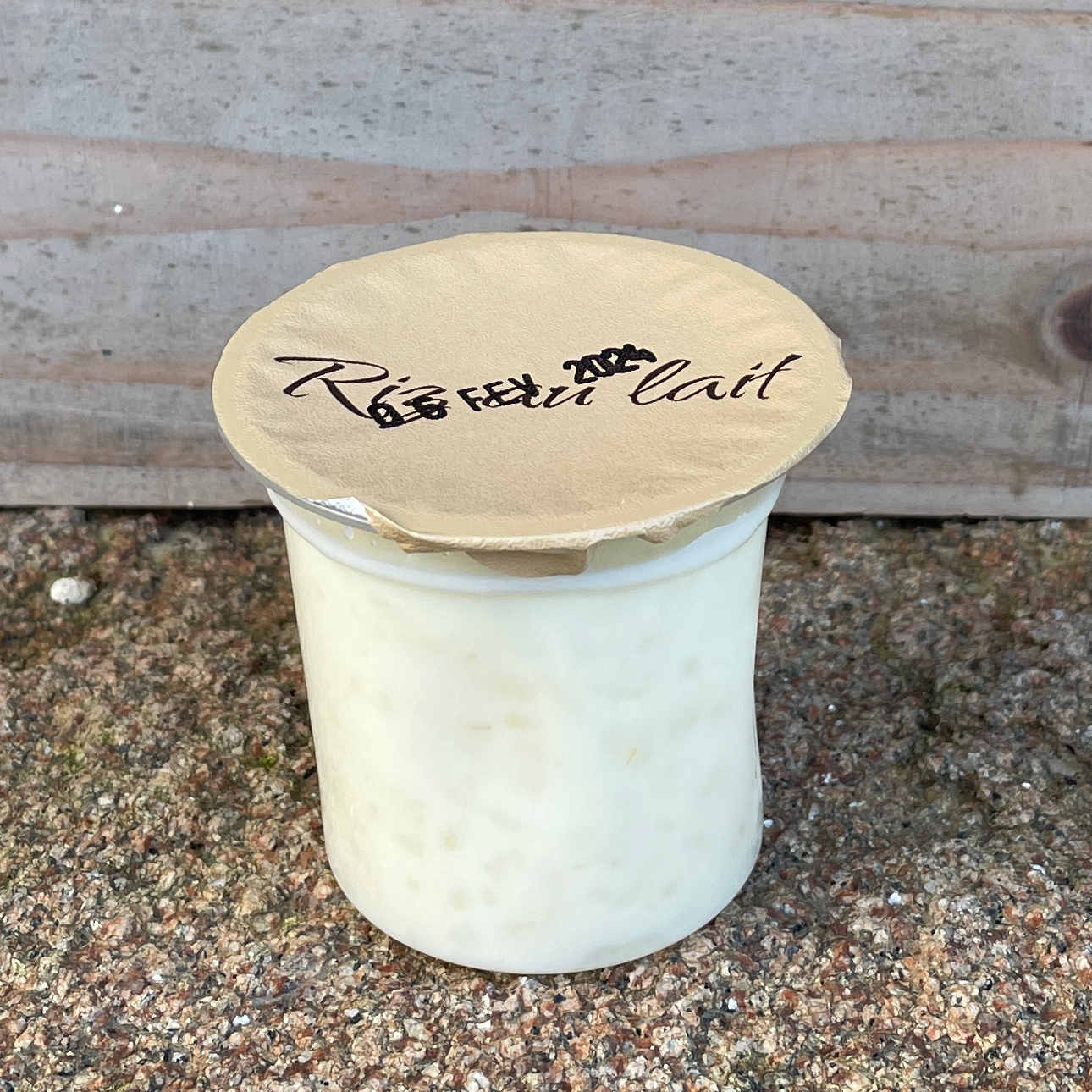 Riz au lait en pot