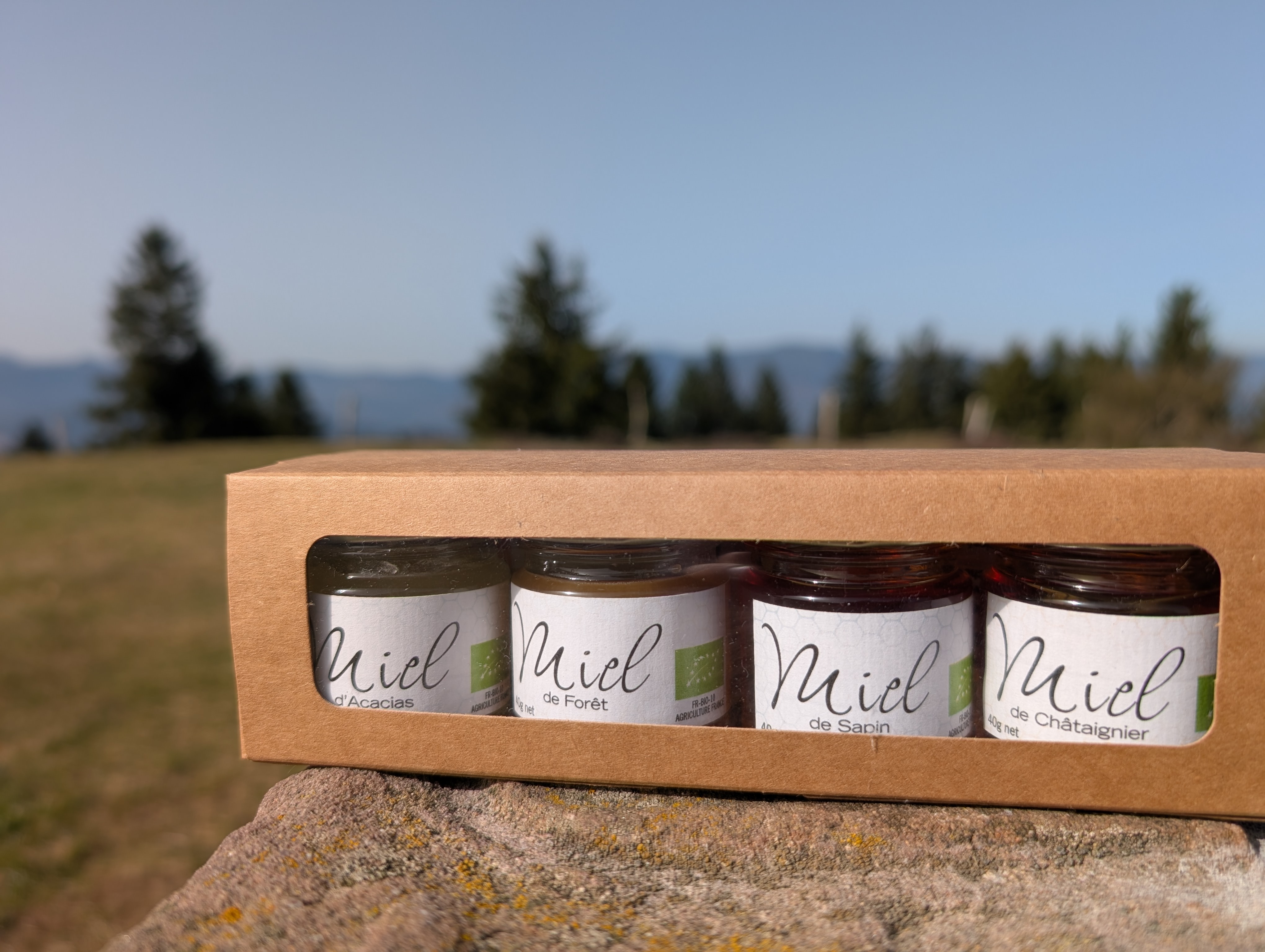 Coffret miel 4x40g - 160g