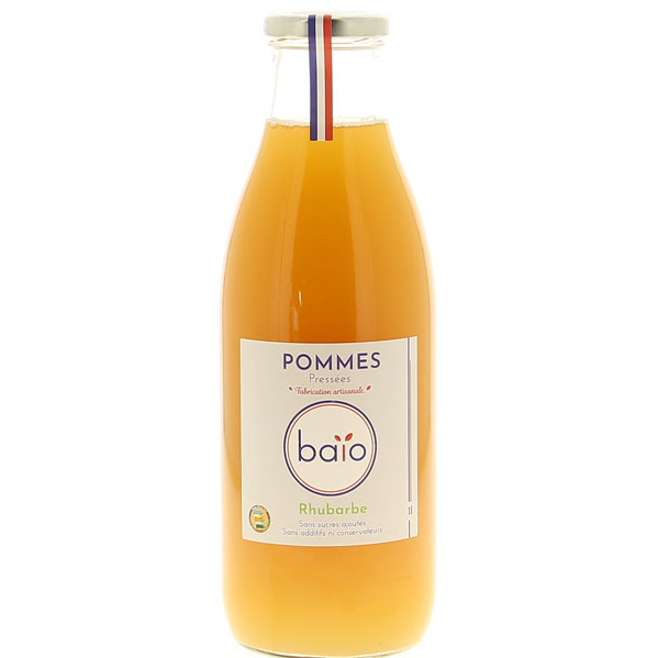 Jus De Pommes Rhubarbe
