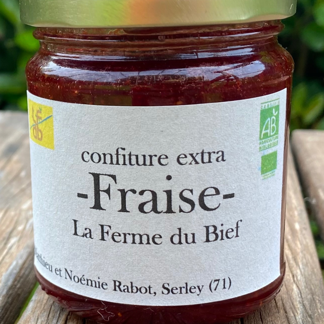 Confiture extra de fraises - 250g