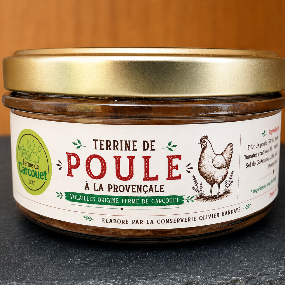 Terrine de poule à la provençale - 140g