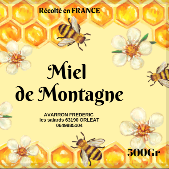 Miel de Montagne (pot de 500 g)