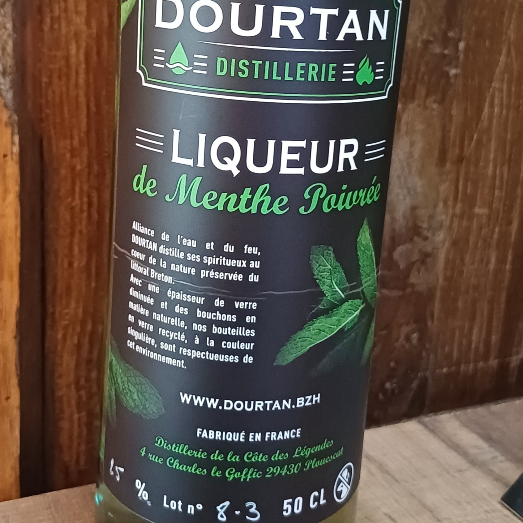 Liqueur de menthe poivrée 50cl