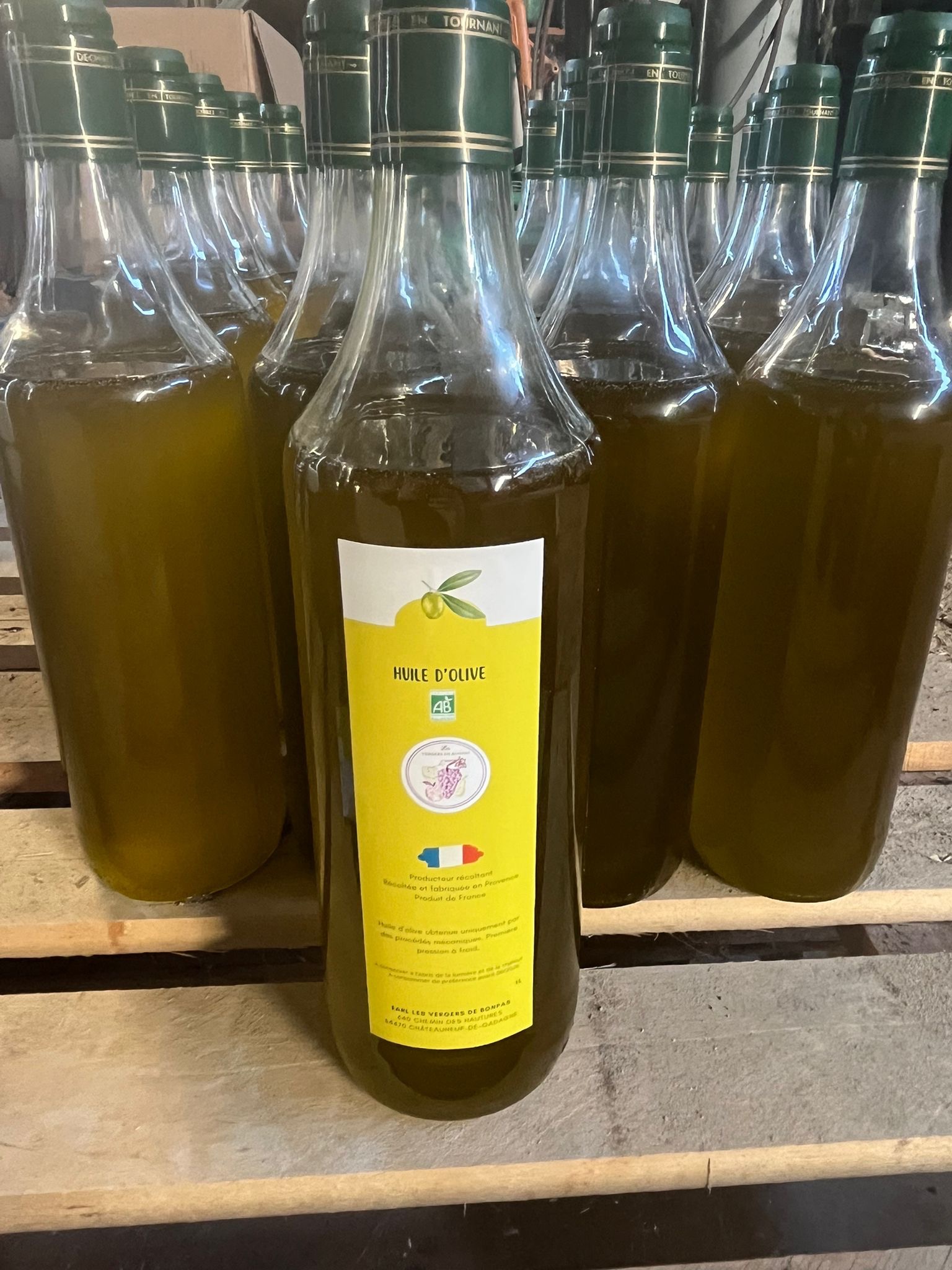 Huile d'olive bouteille - 1l