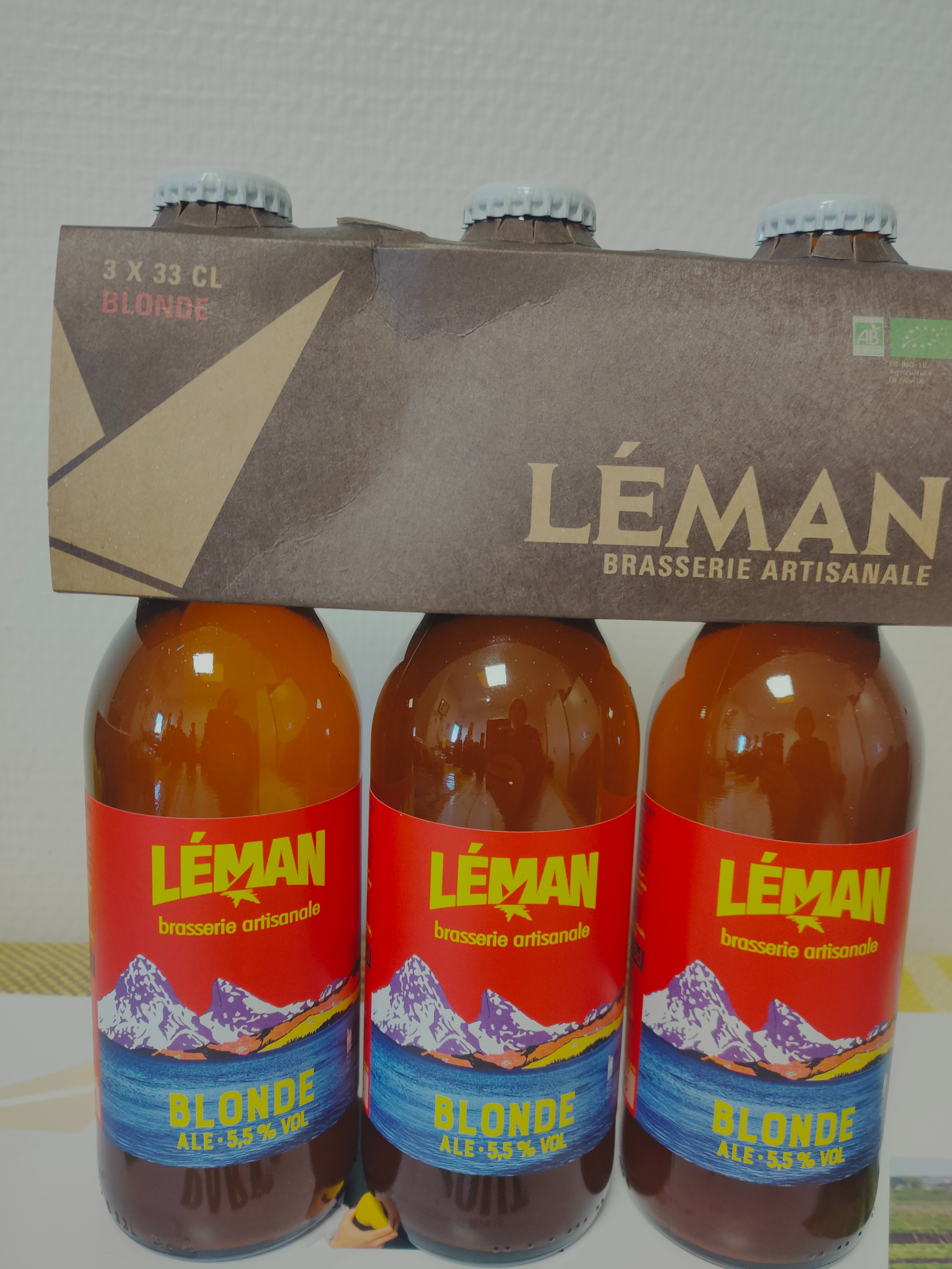 Pack Bière Blonde Léman 3x33cl